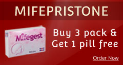 Buy 3 pills of Mifepristone and get 1 pill free